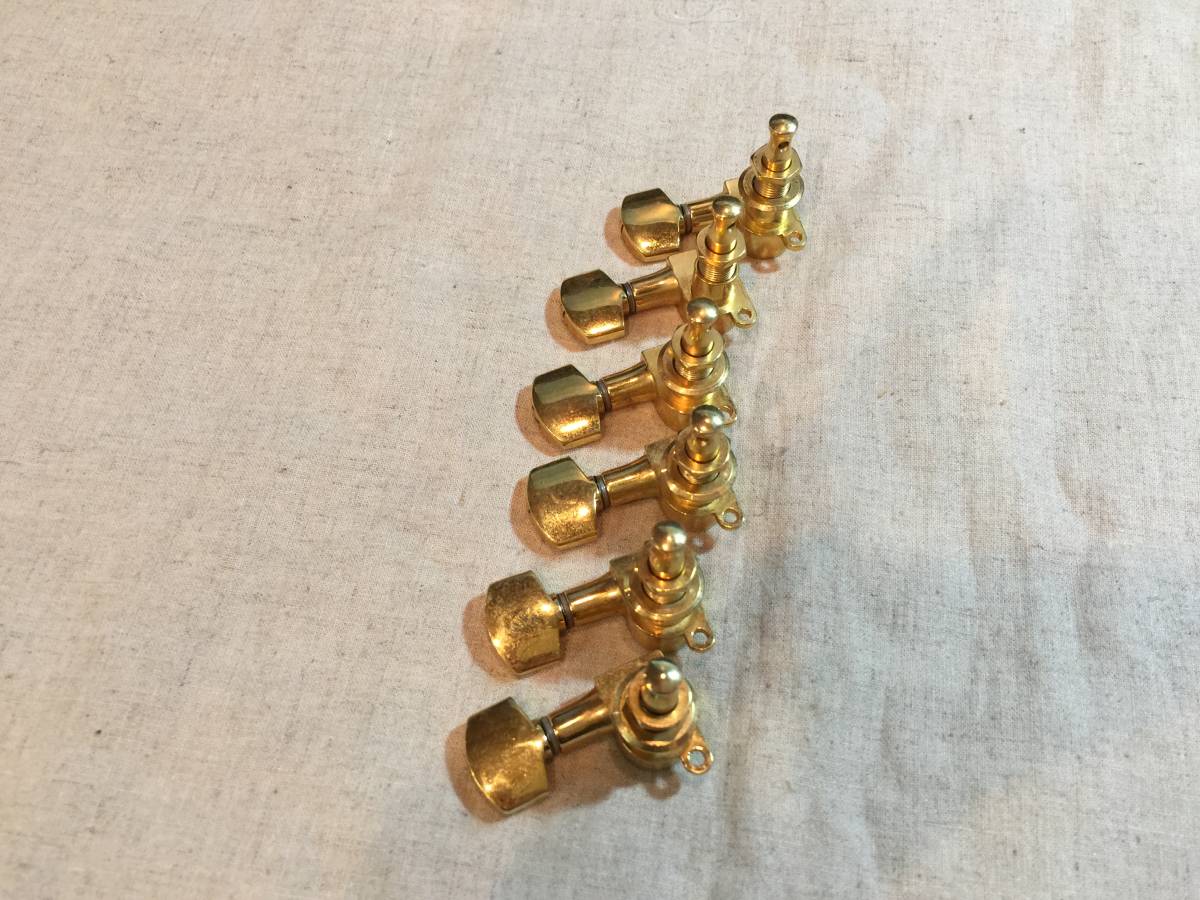 Schaller ST TLタイプ用 6連ペグ MADE IN W Germany ゴールド Fender