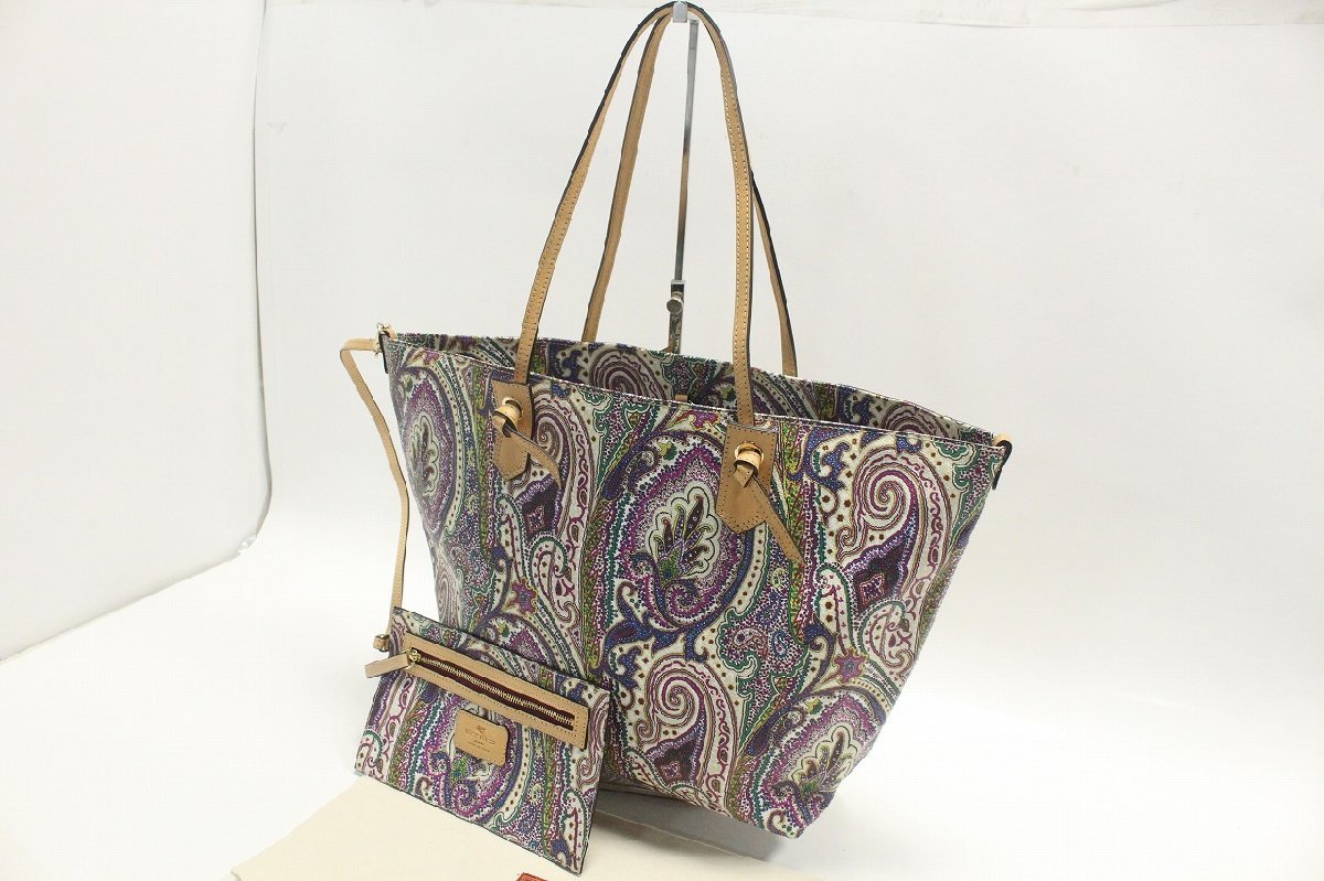 ETRO エトロ トートバッグ ペイズリー柄 プリント | トート ペイズリー 