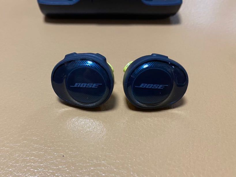 SoundSport Free wireless headphones ミッドナイトブルー×イエロー