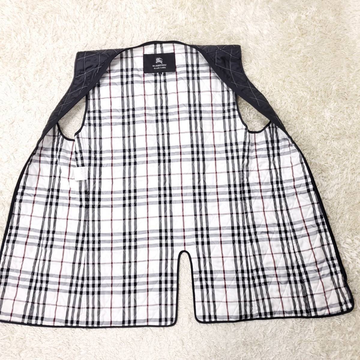 極上美品】Lサイズ ライナー付 BURBERRY BLACKLABEL バーバリー