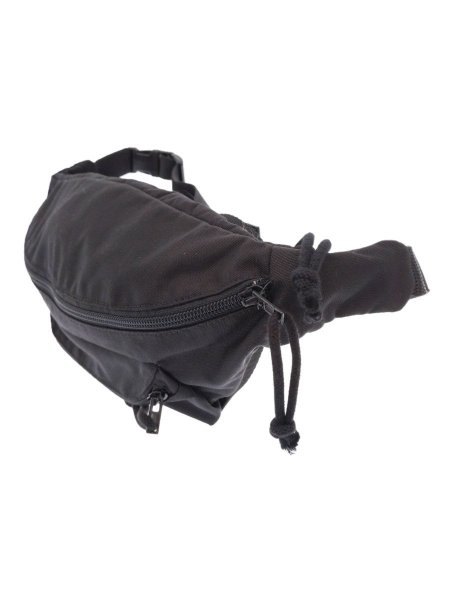 VETEMENTS◆ウエストバッグ/-/ブラック/New Classic Fanny Pack/19AW VETEMENTS◇ウエストバッグ&frasl;キャンバス&frasl;ブラック 送料⁄関込 VETEMENTS◇ヴェトモン&frasl;ウエストバッグ&frasl;ポリエステル&frasl;マルチ ビッグ ヴェトモン LABEL