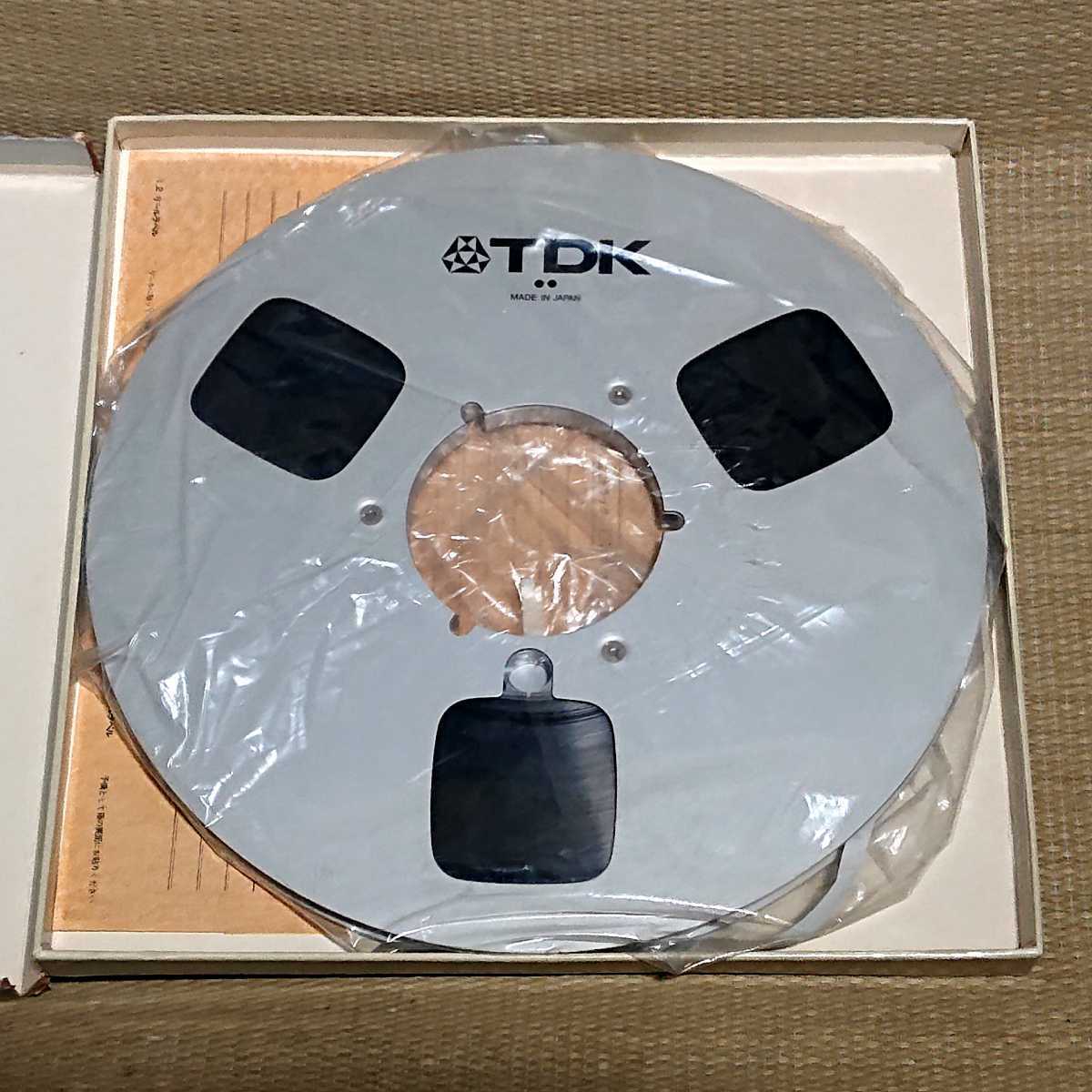 オープンリールテープ 10号 TDK メタルリール テープ付き 使用済み