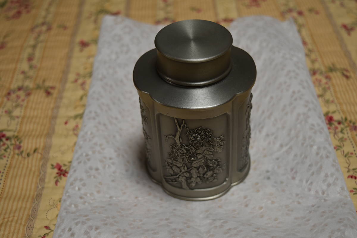 煎茶道具 時代鉄瓶 龍文堂 安之助 花押 刷毛目地紋 銅製蓋 時代物 極上
