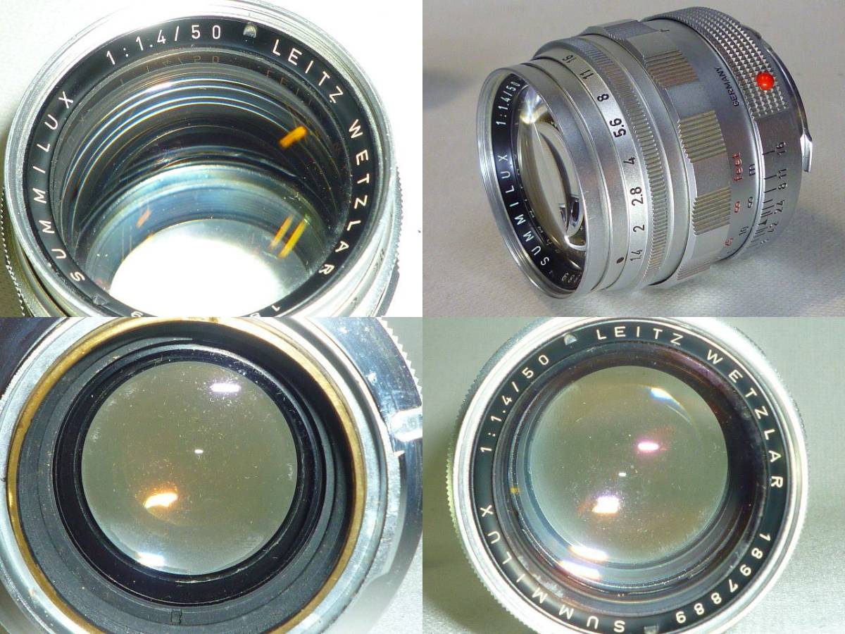 ライカ Leica 　M3 　カメラ　レトロ　ケース付　DBP　1：1.4　50㎜　メンテナンス出来る方 M3 Leica ライカ Classic 5.1 1円〜