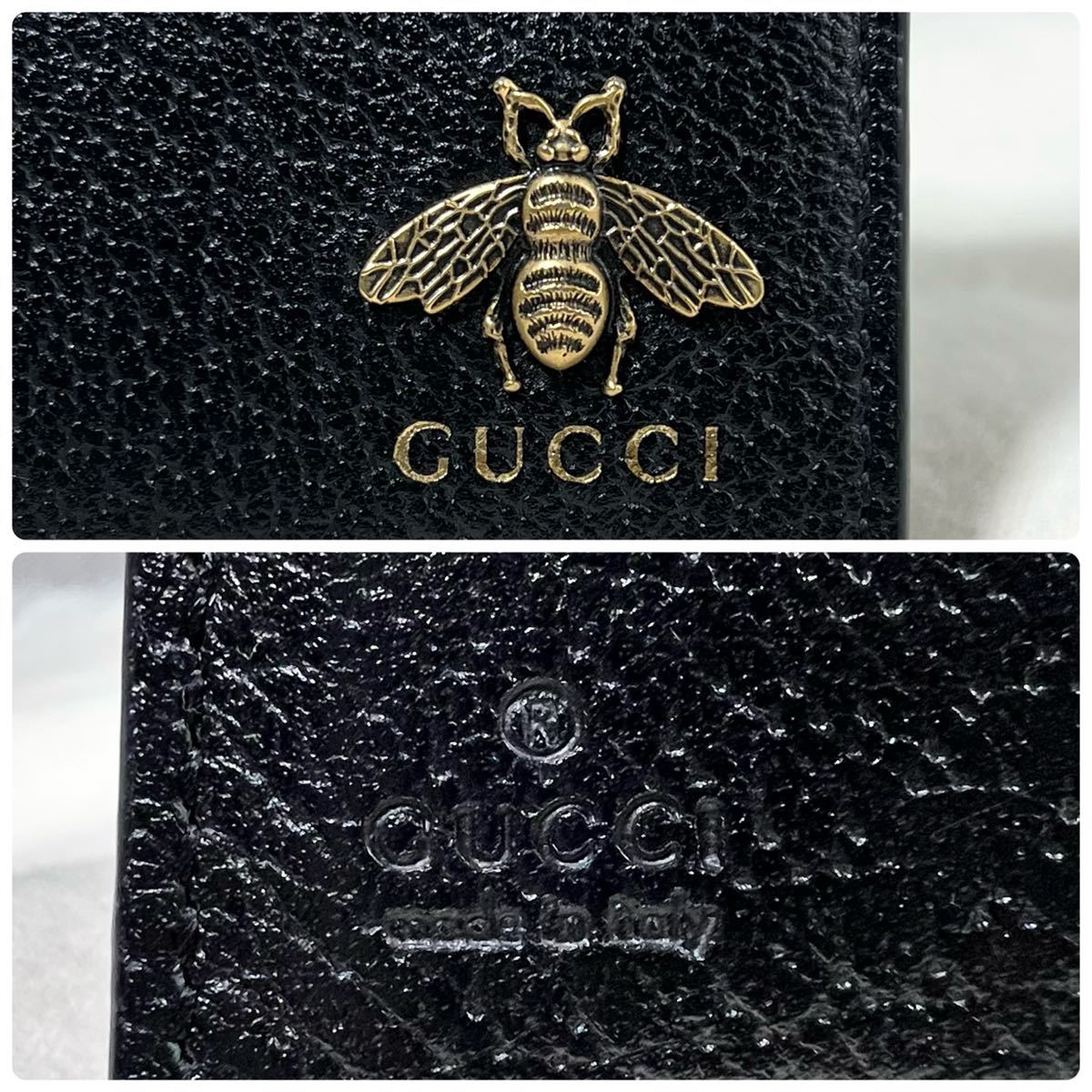 GUCCI グッチ アニマリエ ビー 蜂 ハチ 二つ折り財布 2つ折り財布