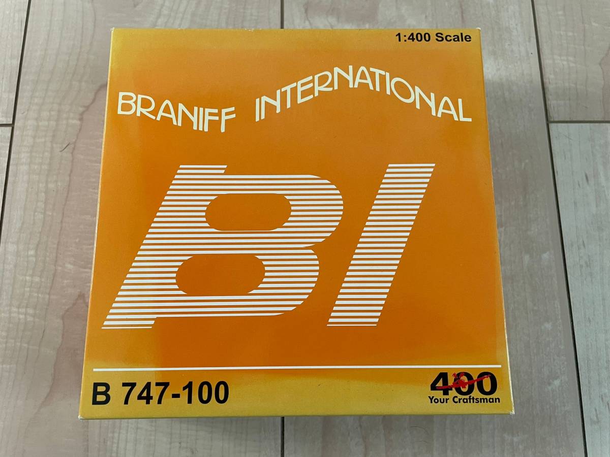  BigBird 400 1:400 Braniff International Boeing 747-100 N601BN ビッグバード ブラニフ B747(民間航空機)｜売買されたオークション情報、yahooの商品情報をアーカイブ公開 - オークファン 民間航空機