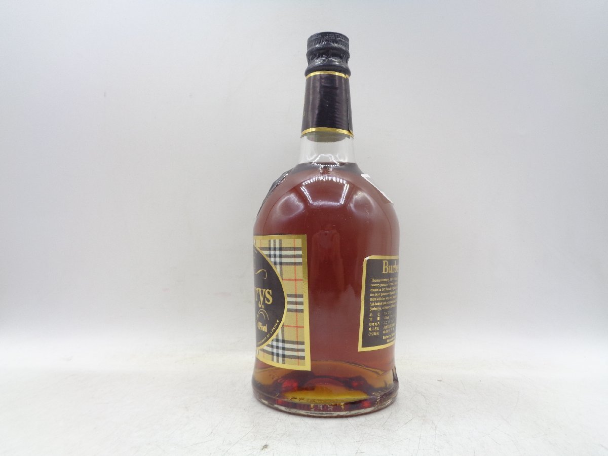 飲料・酒 Burberrys 18年 ウイスキー 旧ボトル 70cl 未開栓 古酒