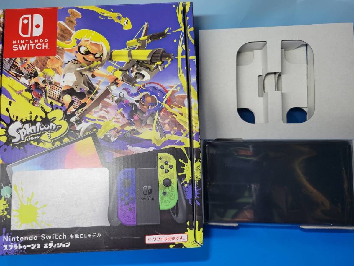 Nintendo Switch 有機ELモデル スプラトゥーン3エディション 本体のみ ジョイコン・ドック等なし