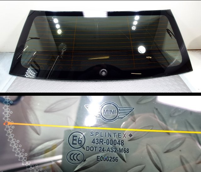 F/BJ8 BMW MINI R53 GH-RE16 ミニ クーパーS 2005y後期 バックドアガラス 純正品 リアゲートウインドウ 窓ガラス(リア)｜売買されたオークション情報、yahooの商品情報をアーカイブ公開 - オークファン ミニ用