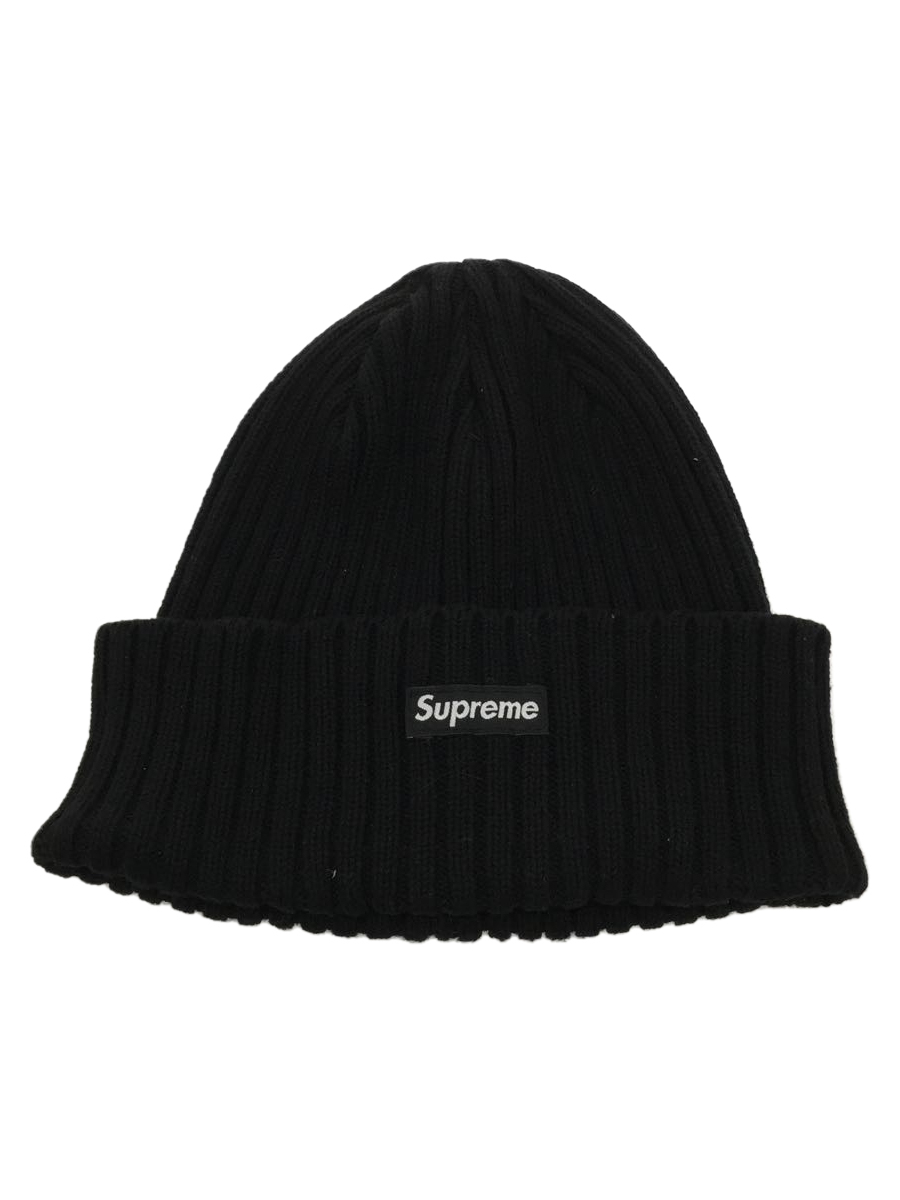 Supreme◇SMALL BOX LOGO /ビーニー/ニットキャップ/コットン/黒