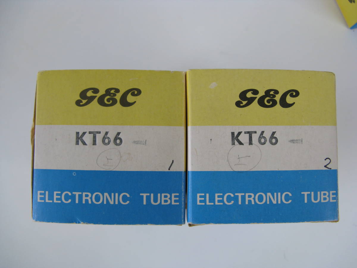 全国無料，正規品 マニア保管品 GEC KT66 ペア管 1 2 ２本 出品No9 その1(真空管)｜売買されたオークション情報、yahooの商品情報をアーカイブ公開 - オークファン 真空管