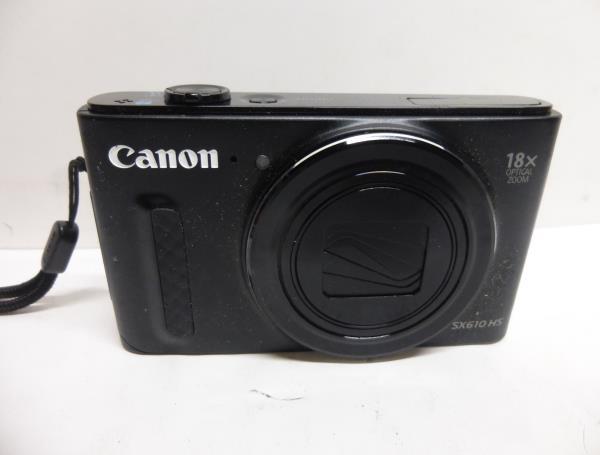 Canon SX610 HS PowerShot : Digital com Black Camera, Shoot &amp