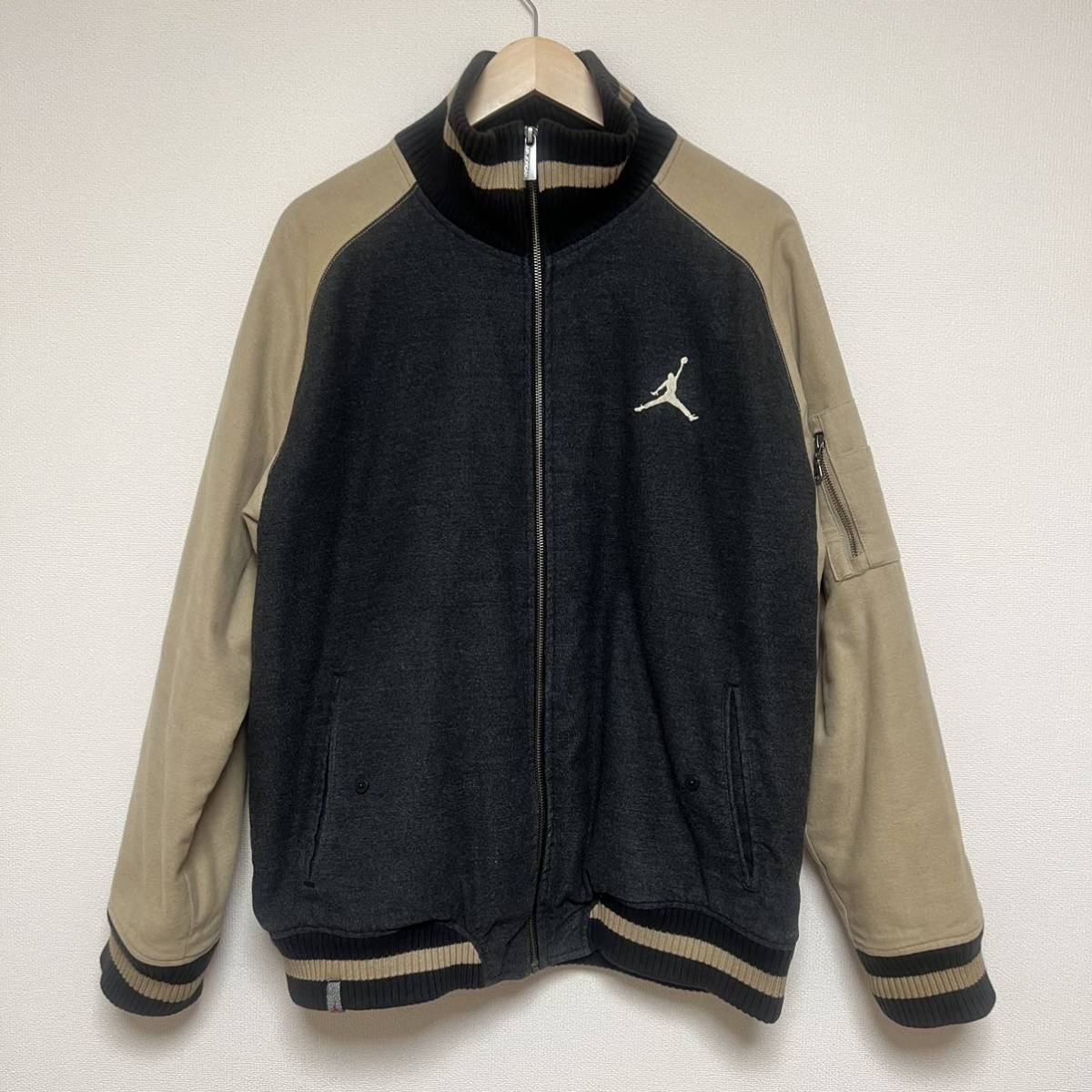 セール，本物保証 1スタ 超激レア NIKE JORDAN スタジャン アワードジャケット Lサイズ(ジャンパー、ブルゾン)｜売買されたオークション情報、yahooの商品情報をアーカイブ公開 - オークファン 男性用