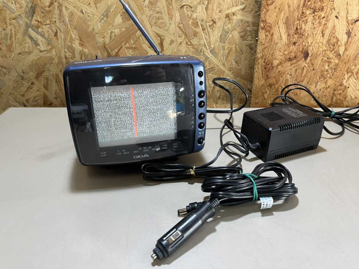 〇 日立 6インチ ポータブル カラーテレビ GILVA C6-GL50 ブラウン管