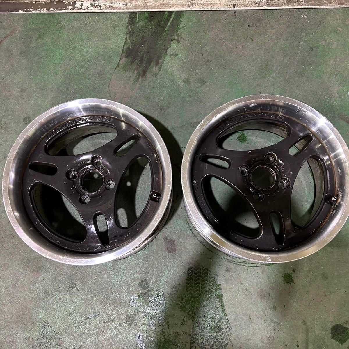 MAZDASPEED MS-03 15インチ 7J +38 PCD100 RAYS製 マツダスピード 2本