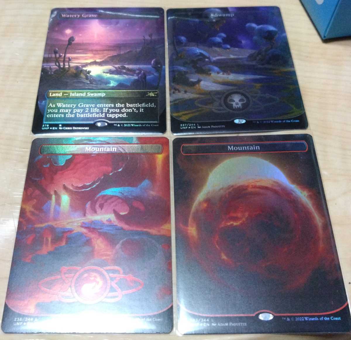 mtg unfinity 【Foil】ボーダーレス 湿った墓/Watery Grave [UNF-BF