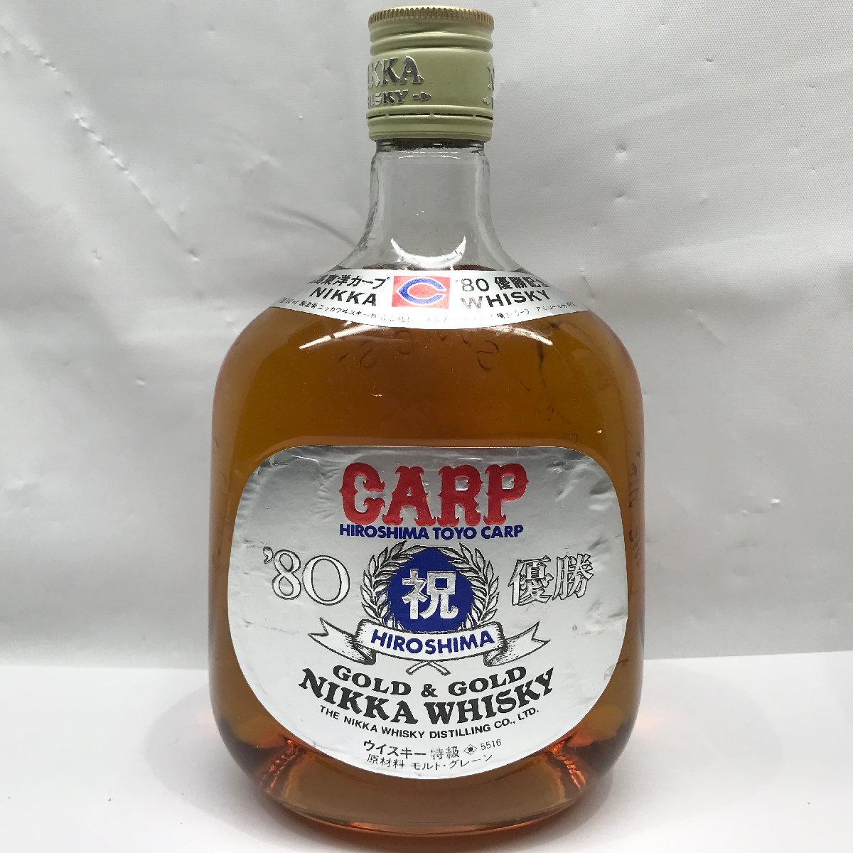 NIKKA WHISKY ニッカ ウイスキー 広島東洋カープ1980年優勝記念