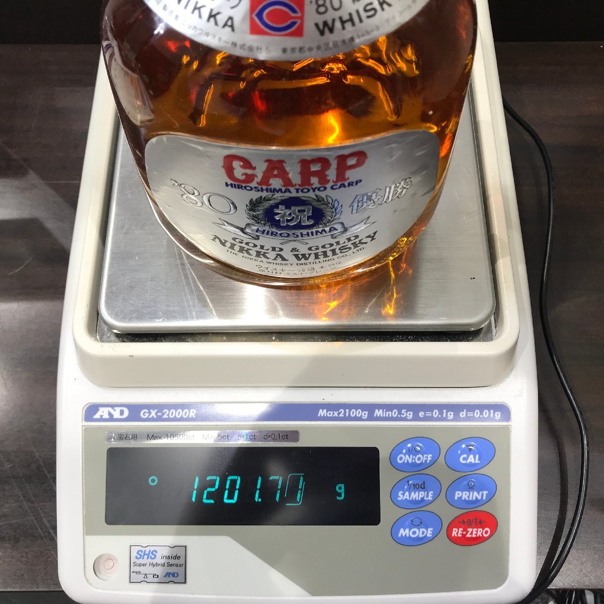 1980年CARP優勝記念NIKKA ウイスキー 80% NIKKA WHISKY ニッカ ウイスキー 広島東洋カープ1980年優勝記念