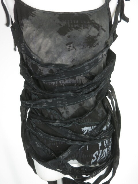 ☆らび☆★新品★h.NAOTO★H.jellyジェリー★編み上げ★キャミソール DARK RED RUM H.jelly ミイラキャミソール / h.NAOTO エイチナオト