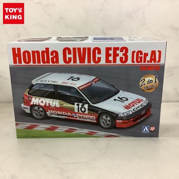 【HOT，新作登場】 1円〜 アオシマ 1/24 ホンダ シビック EF Gr A &lsquo;88 MOTUL(プラモデル)｜売買されたオークション情報、yahooの商品情報をアーカイブ公開 - オークファン その他