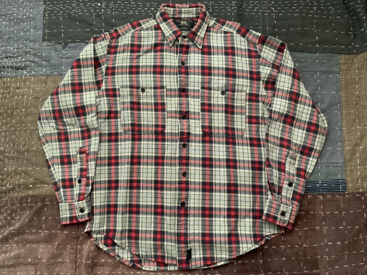 RRL(ダブルアールエル) 80s 90s 初期 RRL 三つ星 ネルシャツ