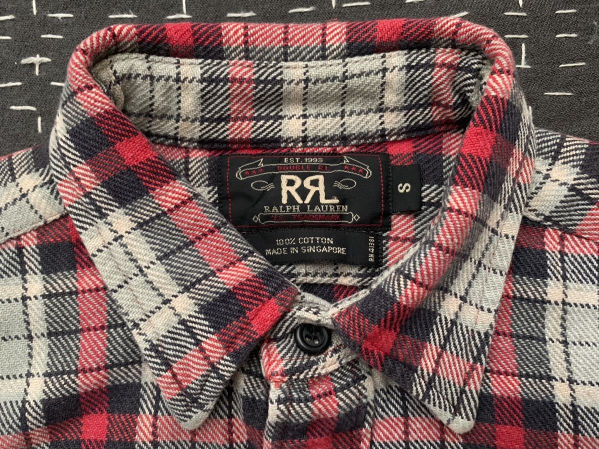 RRL(ダブルアールエル) 80s 90s 初期 RRL 三つ星 ネルシャツ