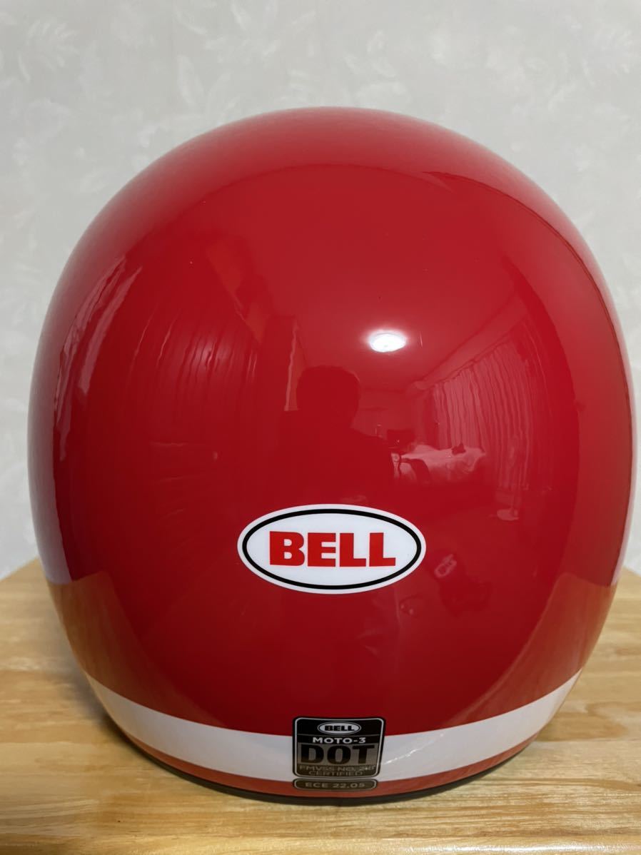 BELL MOTO3 Classic RED ヘルメット XLサイズ 約61-62cm 復刻 ベル