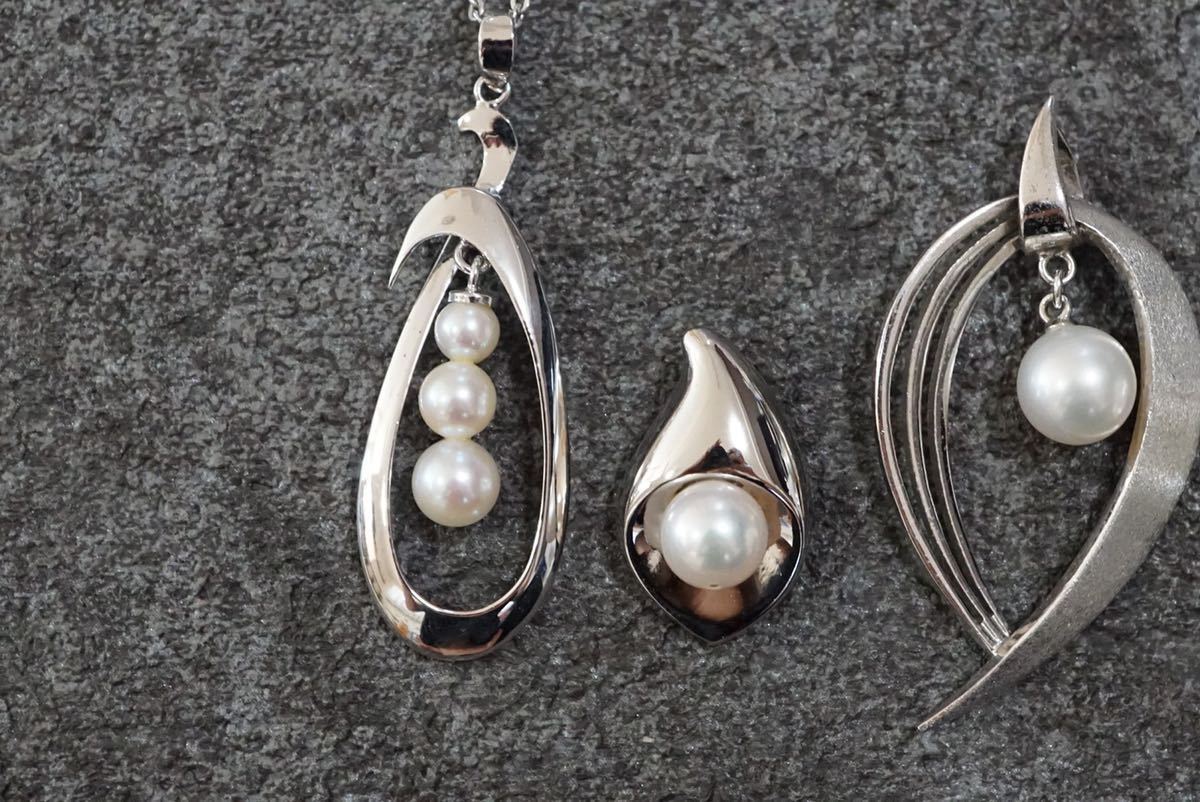 B609 MIKIMOTO/TASAKI アコヤ真珠 本真珠 ヴィンテージ ネックレス 