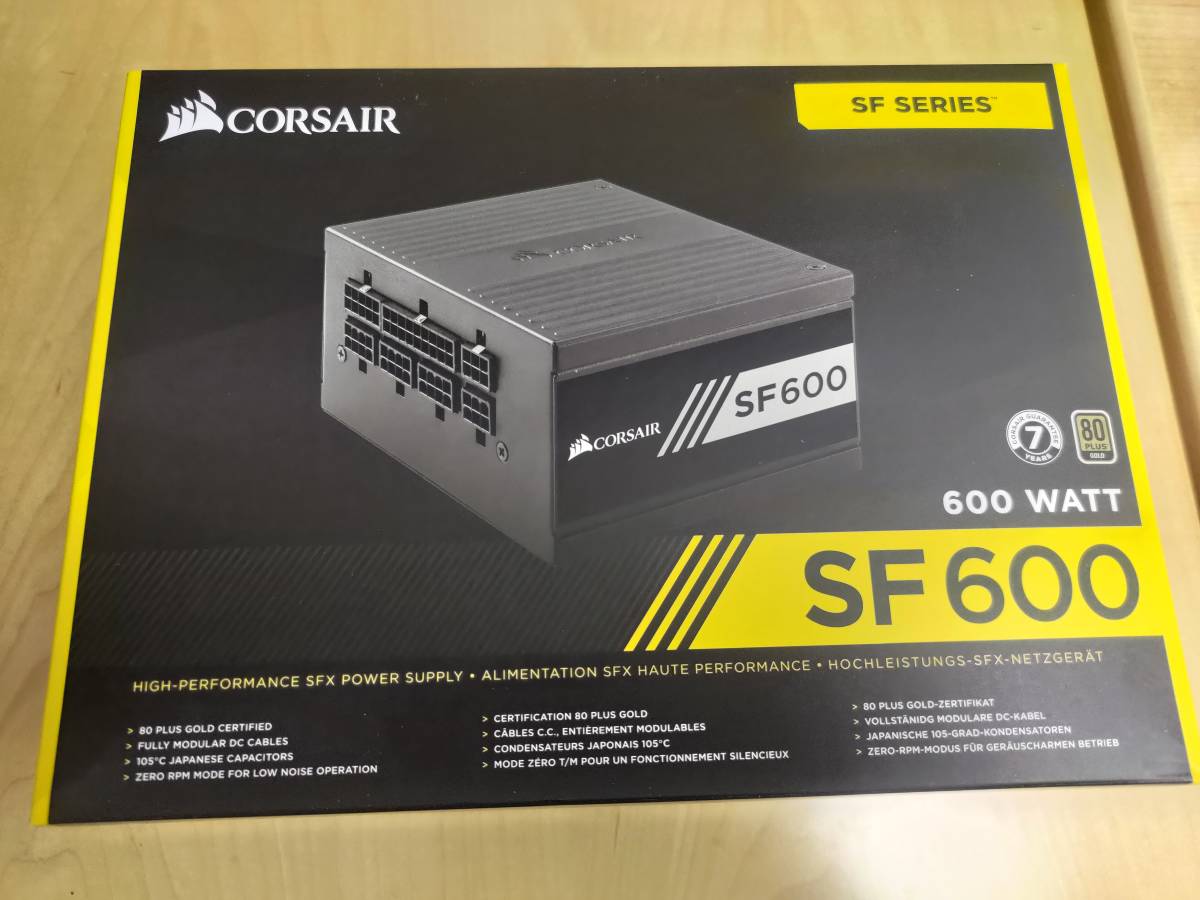 おまけ付】CORSAIR SF600 80PLUS GOLD認証 600W SFX電源 SF CORSAIR