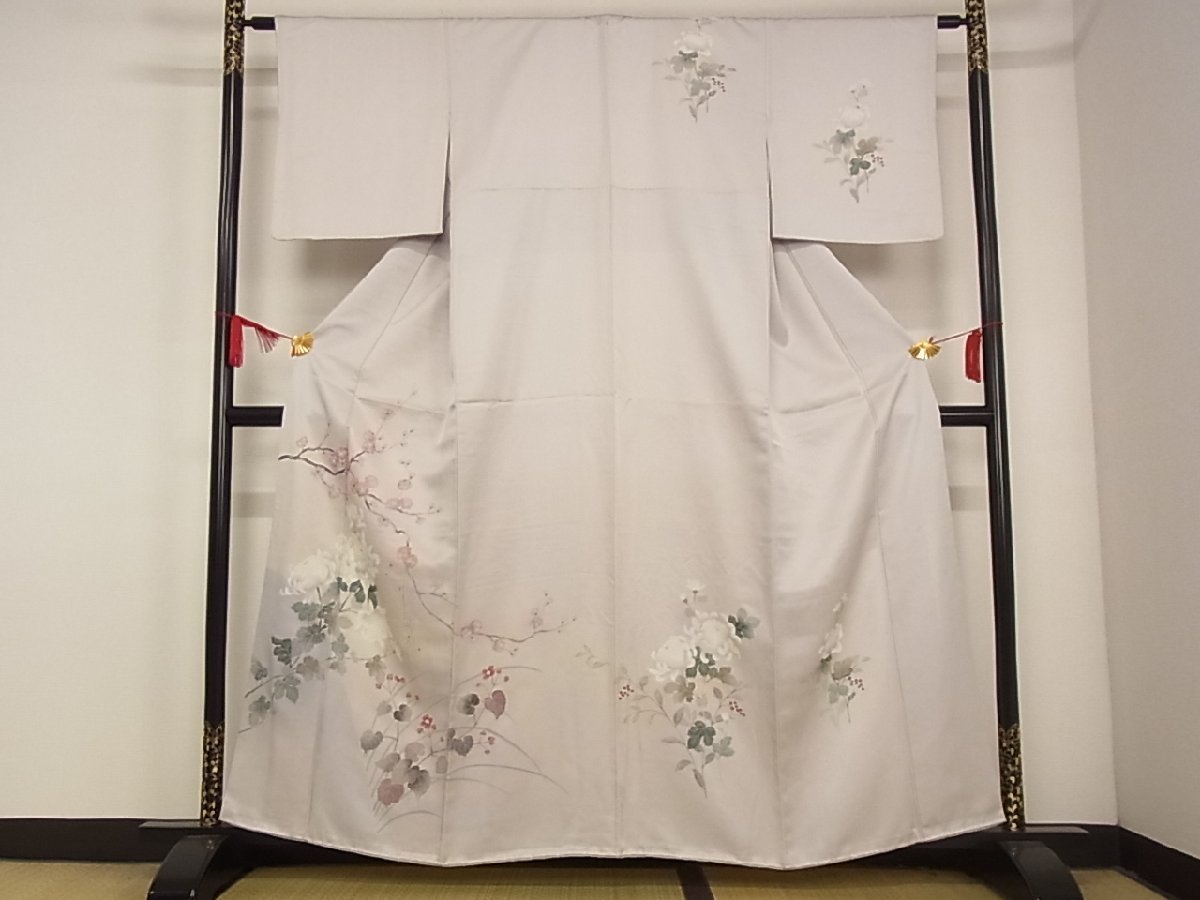本物保証，限定セール 着物屋こころ 訪問着 枝菊桜文 暈し染め 着丈 157.5cm 裄 61cm 正絹 逸品 A-dp1204(仕立て上がり)｜売買されたオークション情報、yahooの商品情報をアーカイブ公開 - オークファン 仕立て上がり