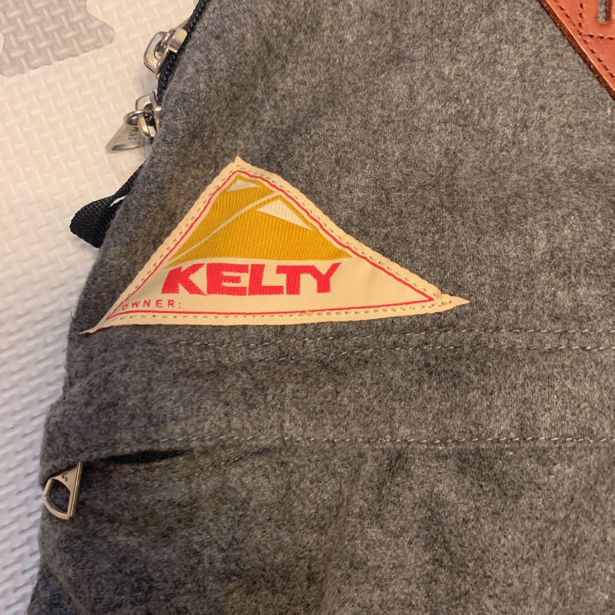 秋冬にぴったり★kelty リュック グレー ウール リュックサック KELTY ケルティ