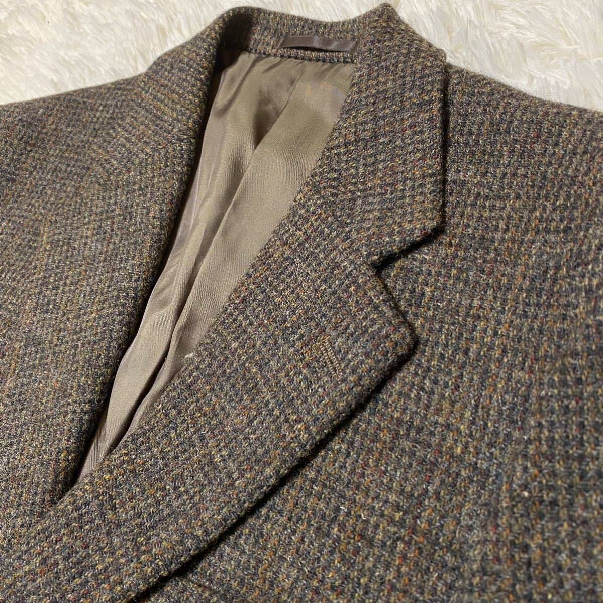 TEIJIN MENS SHOP Harris Tweed ピーコート M