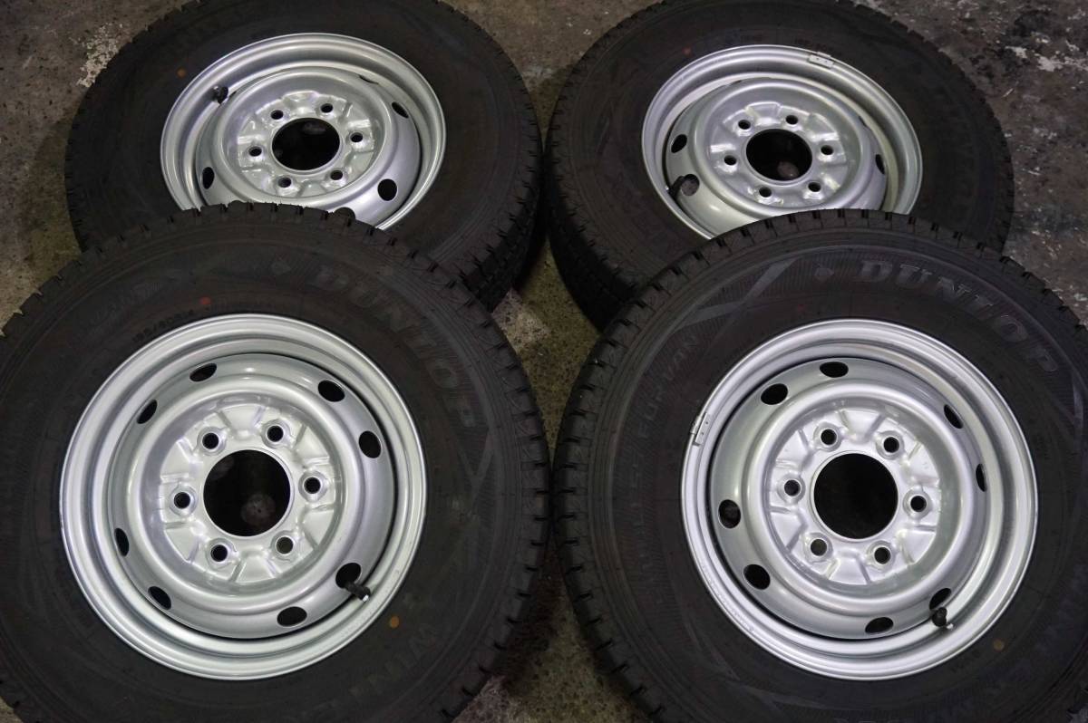 1本　 マツダボンゴ(日産バネット/三菱デリカ)・純正ホイール(5穴）　《165R14 LT 8PR》　2014年製　　『165/80R14』 マツダ 4本 ボンゴ 6穴の中古品・新品・未 6穴 4穴