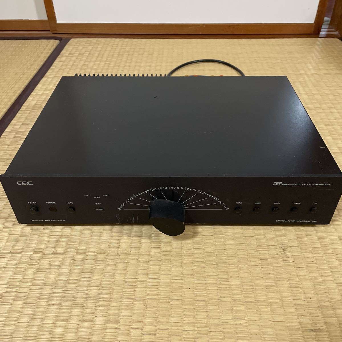 【ジャンク】CEC AMP3300R プリメインアンプ CEC AMP3300 プリメインアンプ C.E.C C.E.C. AMP3300R 公式通販 - CD