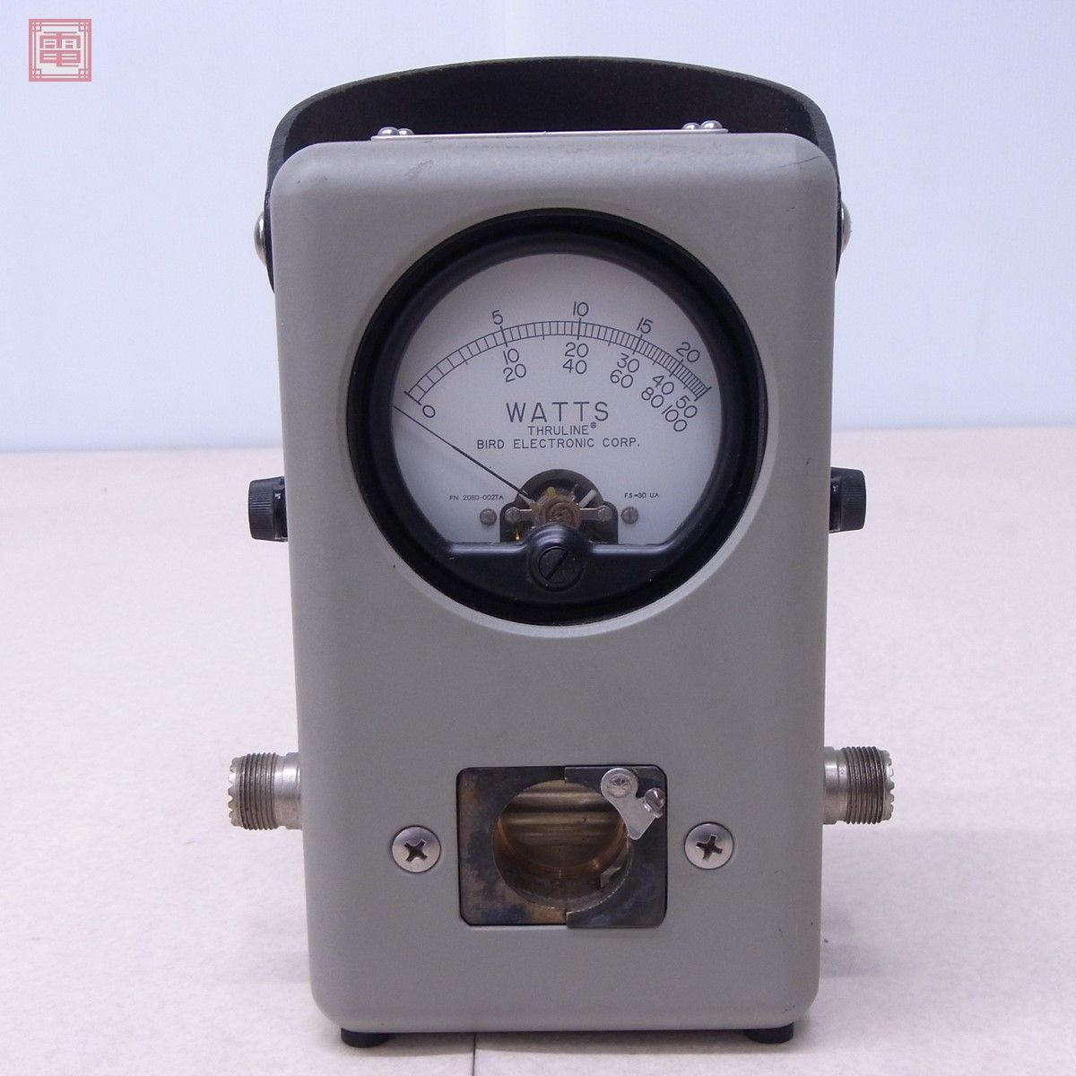 BIRDバード モデル43P MODEL 43P ワットメーター 通過型電力計 現状品 【10