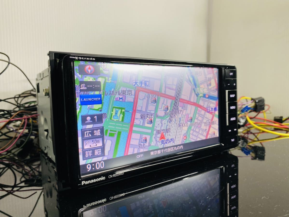 パナソニック ストラーダ CN-RE03WD メモリー フルセグ Bluetooth