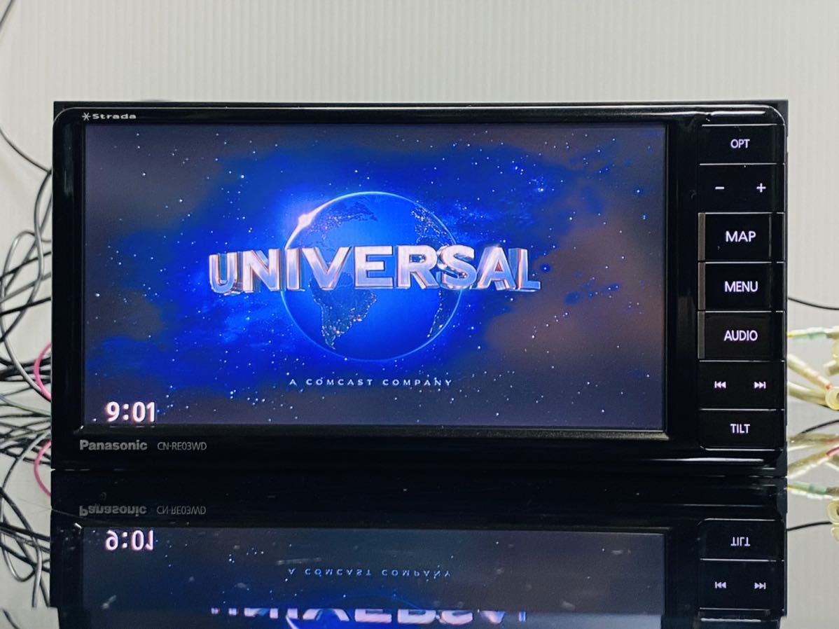 パナソニックCN-RE03WD Bluetooth フルセグTV 即使用可 パナソニック ストラーダ CN-RE03WD メモリー フルセグ Bluetooth