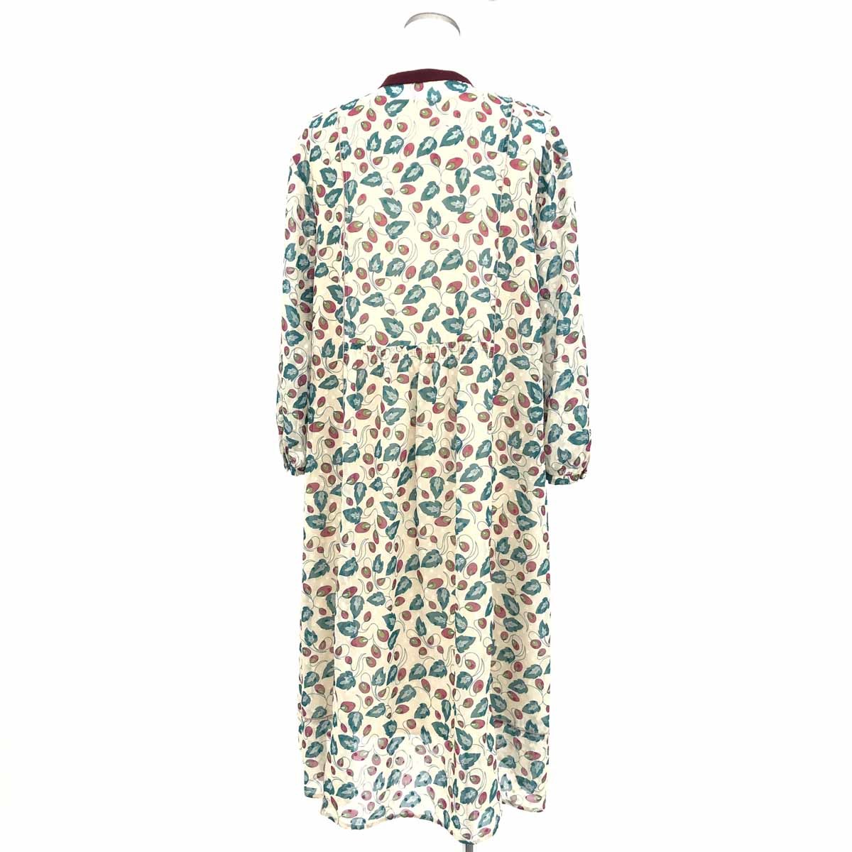 ◆JOCOMOMOLA ホコモモラ 総柄ワンピース サイズ40◆ マルチカラー レディース トップス 花柄 薄手