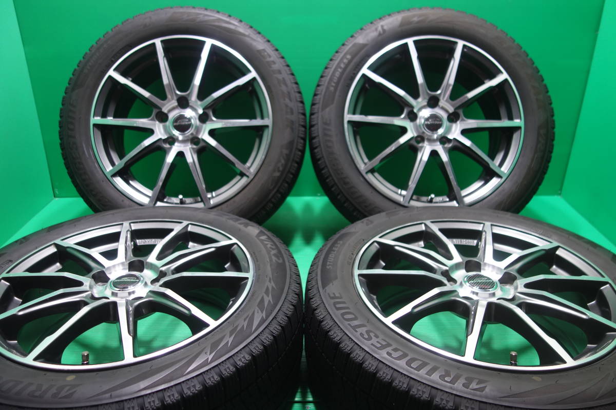 H1911-18 送料無料 205/55R17 スタッドレス 4本セット ブリヂストン