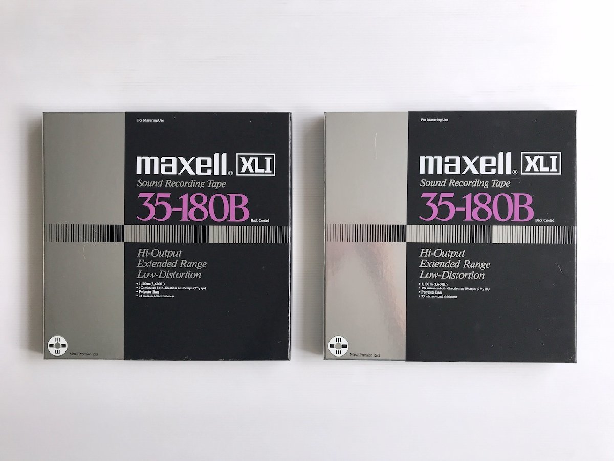 送料無料，本物保証 オープンリールテープ 10号 MAXELL 35-180B XLⅠ 2本セット メタルリール MR-10 XL1 使用済み 現状品 まとめ売り 3(オープンリールデッキ)｜売買されたオークション情報、yahooの商品情報をアーカイブ オープンリールデッキ