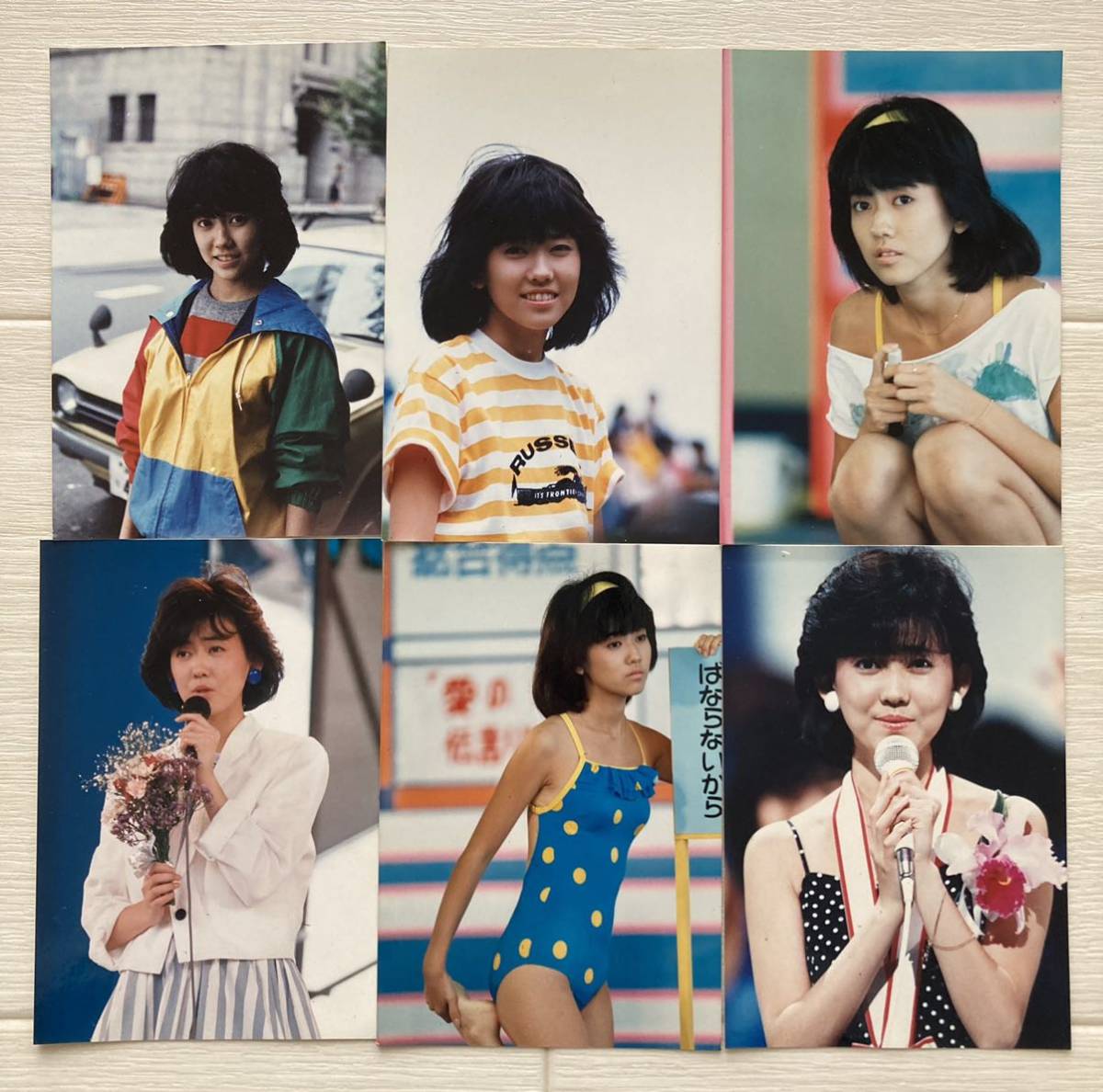 当時物 松本伊代さん 生写真6枚 花の82年組(写真)｜売買された