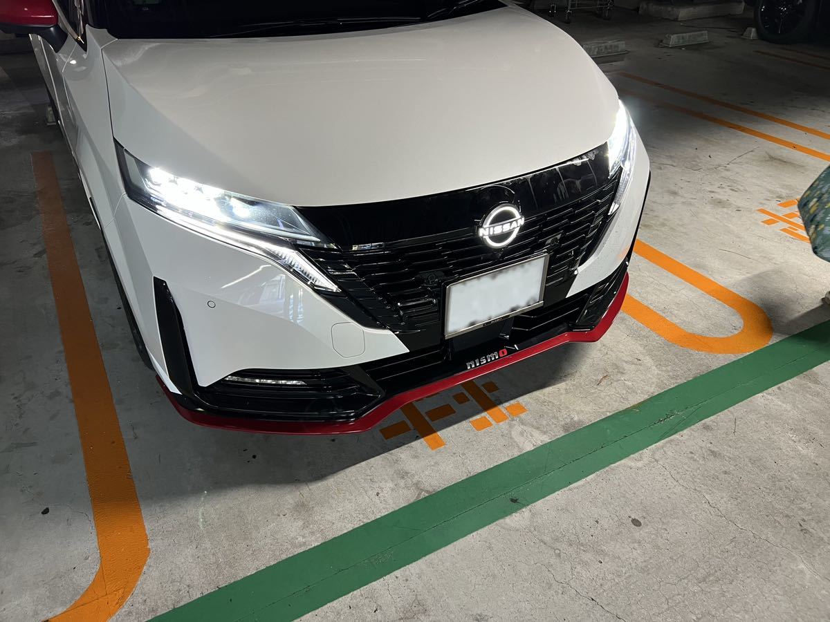 光るエンブレム】日産オーラニスモフロントグリル 加工品 エンブレム