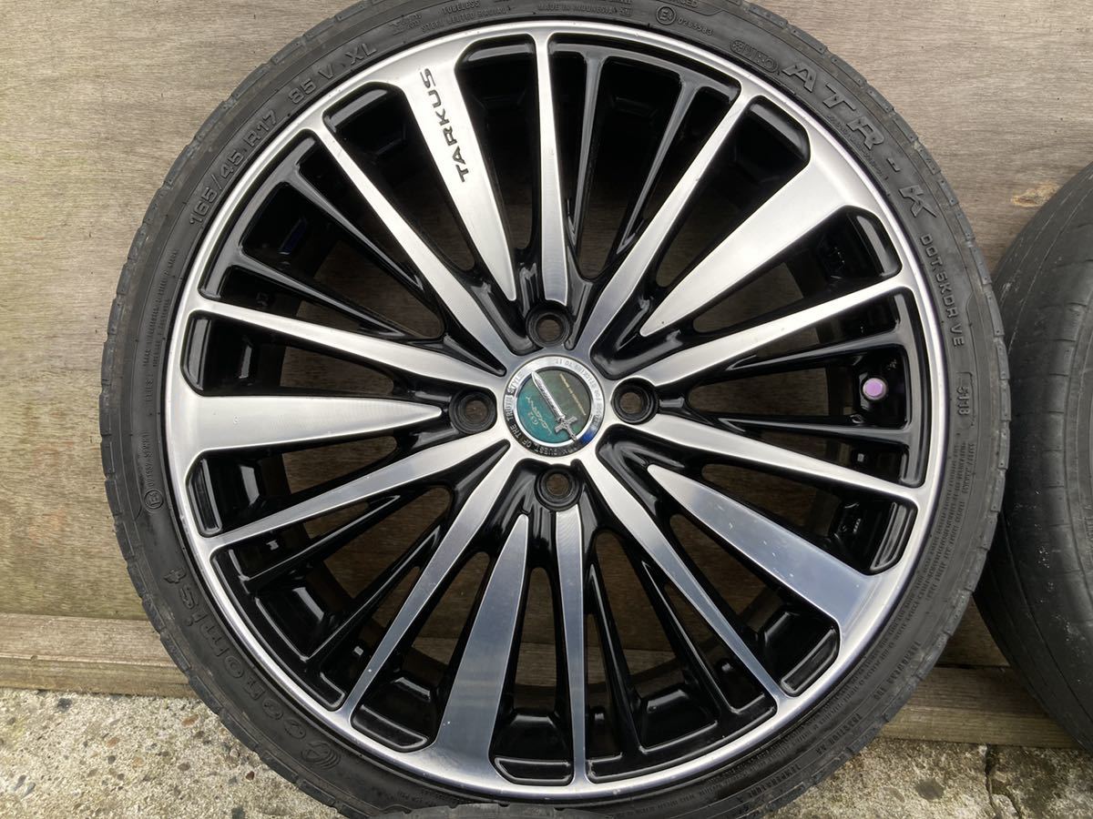 ロクサーニ TARKUS 17インチ 5.5J PCD100 4穴 ET48 ATR-K 165/45R17 18