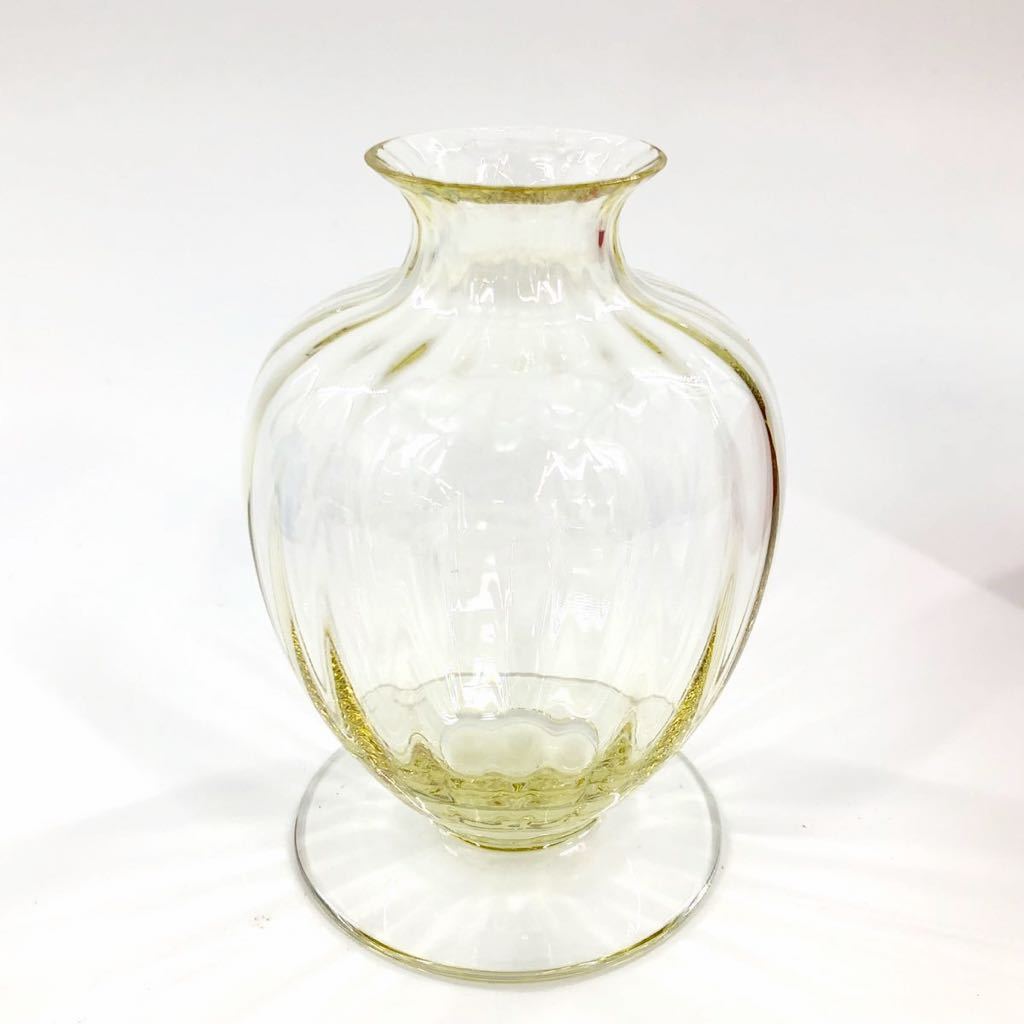 Baccarat☆アクアレーユ】D-420 バカラ 花瓶 2点セット 一輪挿し 