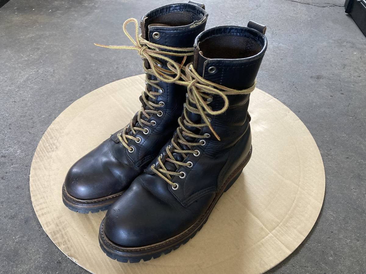 レッドウイング　ロガーブーツ　７1/2 D REDWING　茶芯 レッドウィング WING RED レッドウイング22189Dロガーブーツブラック pt83 0