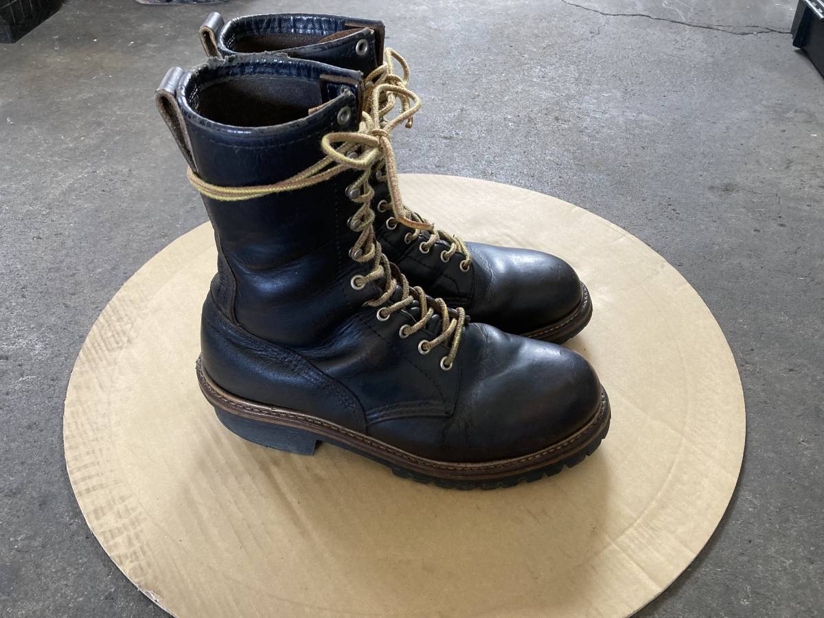 レッドウイング　ロガーブーツ　７1/2 D REDWING　茶芯 レッドウィング WING RED レッドウイング22189Dロガーブーツブラック pt83 0