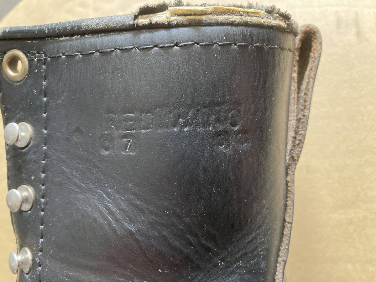 レッドウイング　ロガーブーツ　７1/2 D REDWING　茶芯 レッドウィング WING RED レッドウイング22189Dロガーブーツブラック pt83 0