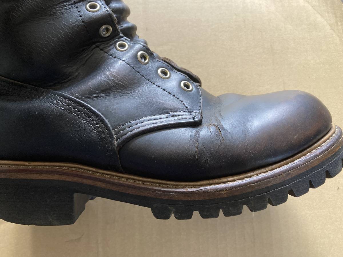 レッドウイング　ロガーブーツ　７1/2 D REDWING　茶芯 レッドウィング WING RED レッドウイング22189Dロガーブーツブラック pt83 0