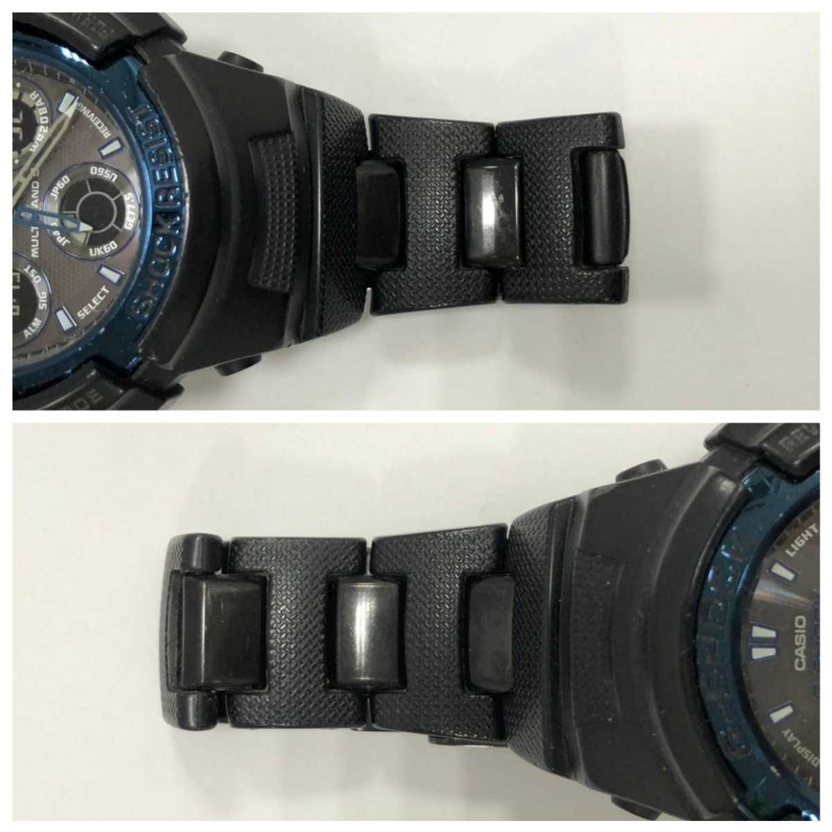 ☆CASIO カシオ G-SHOCK ソーラー電波 アナデジ AWG-100BC 腕時計（SF 