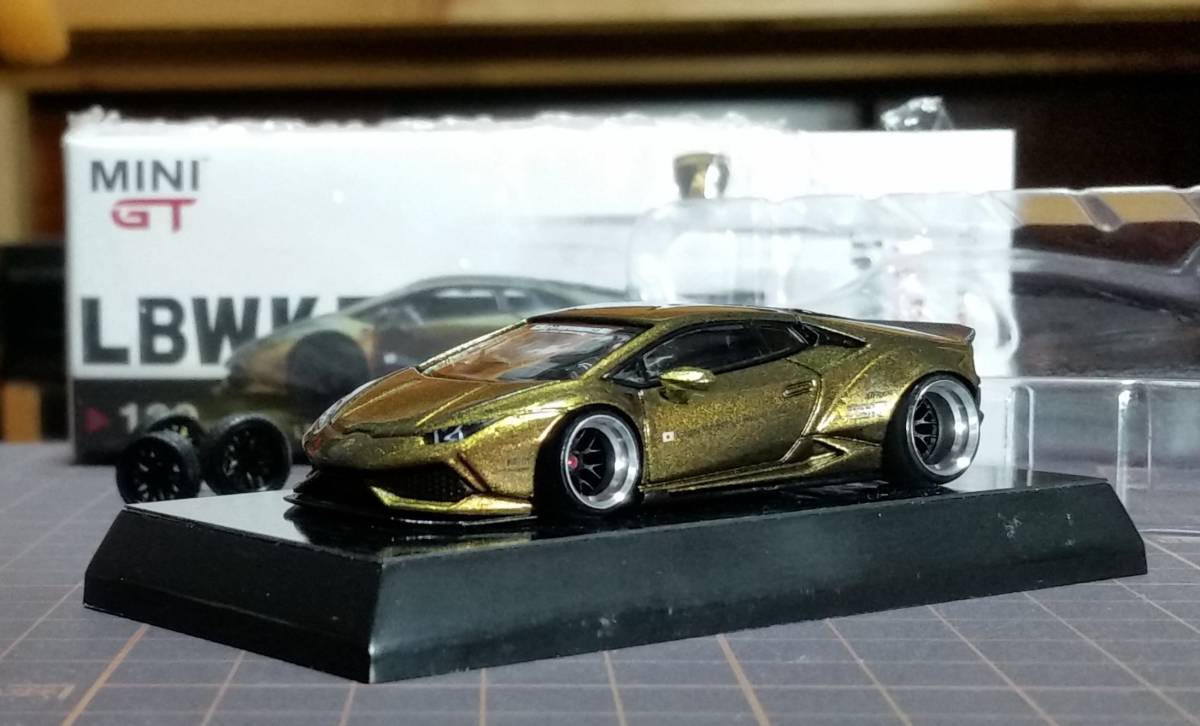 ❤️LB★WORKS Lamborghiniウラカン マジックブロンズカラー 1/64 改 MINI GT Liberty Walk LB☆Works Lamborghini Huracan Ver.2
